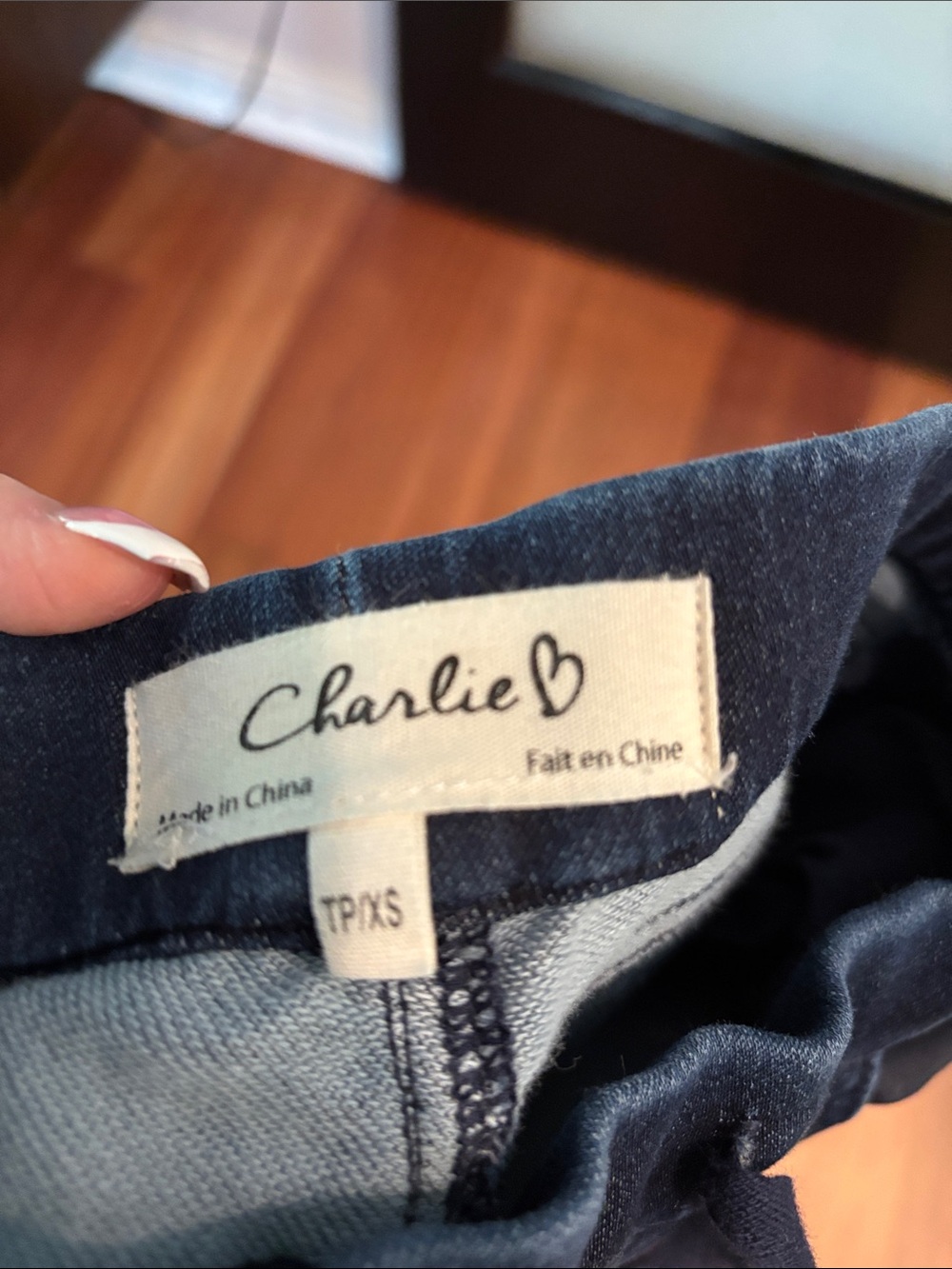 Charlie B Dark Blue Denim Jogger Jeans - Picture 3 of 3